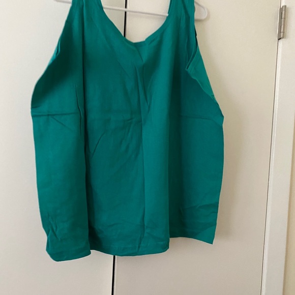 NWT STARWEAR turquoise tank top - Picture 2 of 3